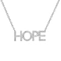 Sterling Silver HOPE Necklace