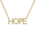 Sterling Silver HOPE Necklace