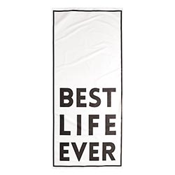 Best Life Ever Quick Dry Oversized Beach Towel