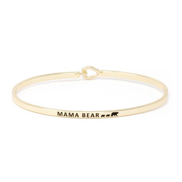 Mama Bear Message Bracelet
