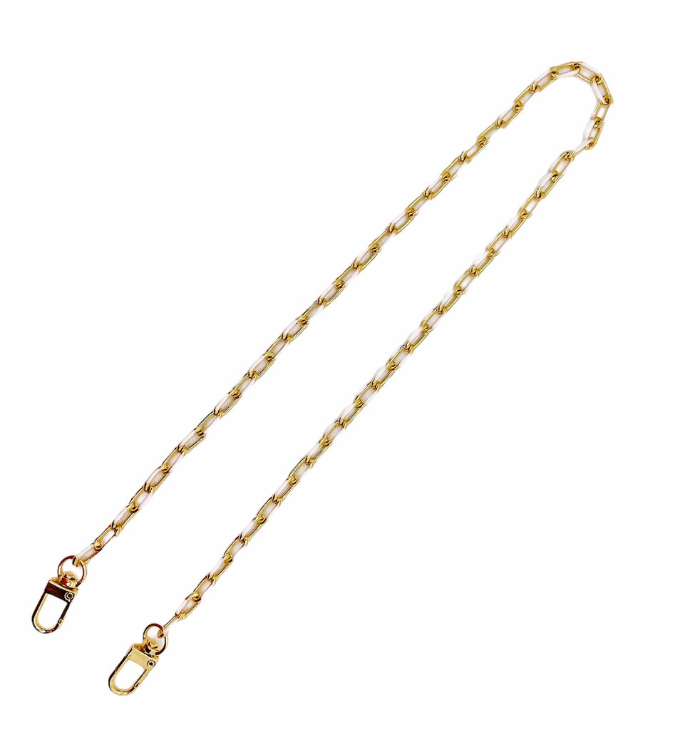 Gold Multi Color Purse Chain Strap – Forari