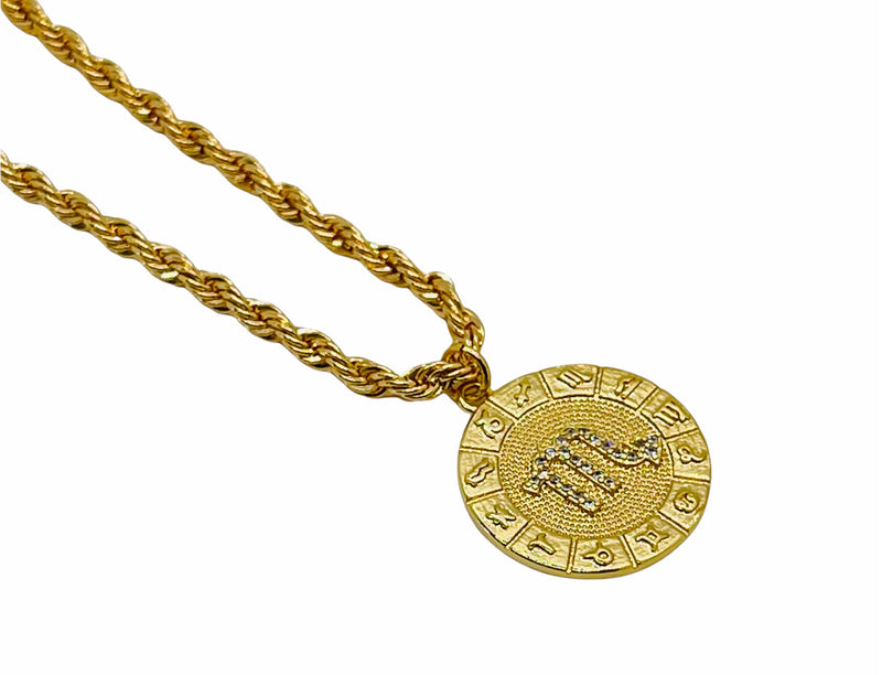 Zodiac Celestial Charm Necklace