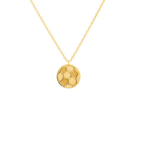 14K Gold Soccer Mom Necklace