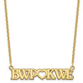 Monogram with Heart Necklace