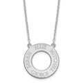 Personalized Open Circle Name Necklace