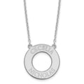 Personalized Open Circle Name Necklace