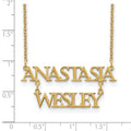 Stacked Nameplate Necklace