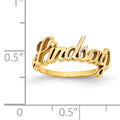Personalized Name Ring