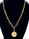 Good Luck Medallion Charm Necklace