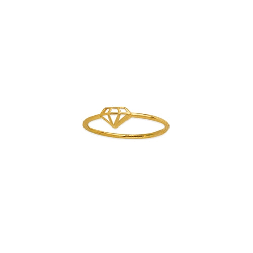 Diamond Cut Out Ring